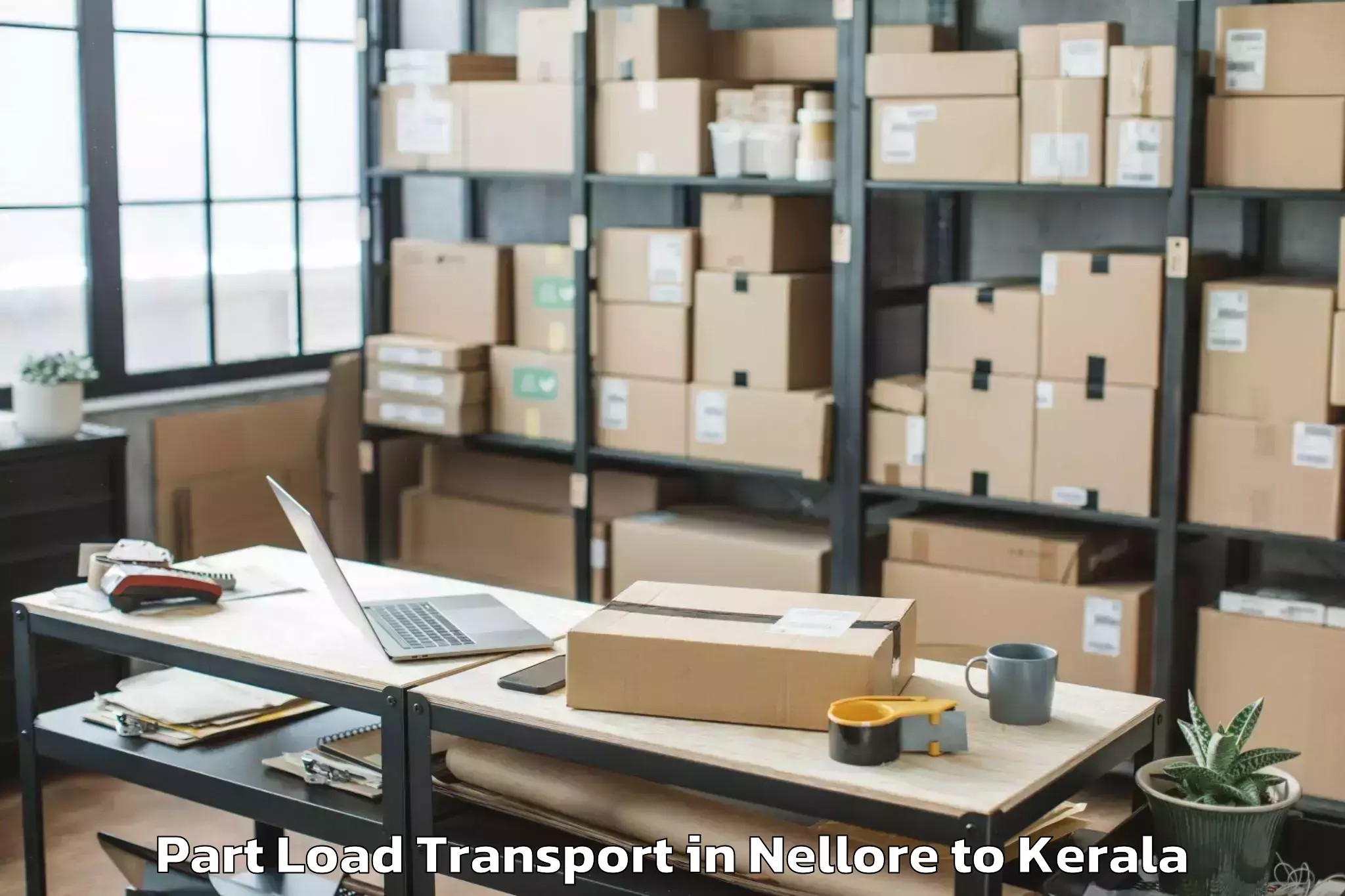 Hassle-Free Nellore to Edappal Part Load Transport